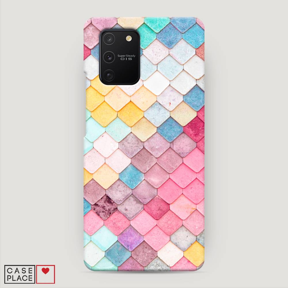 

Пластиковый чехол "Нежные ромбики" на Samsung Galaxy S10 Lite, 210020-3