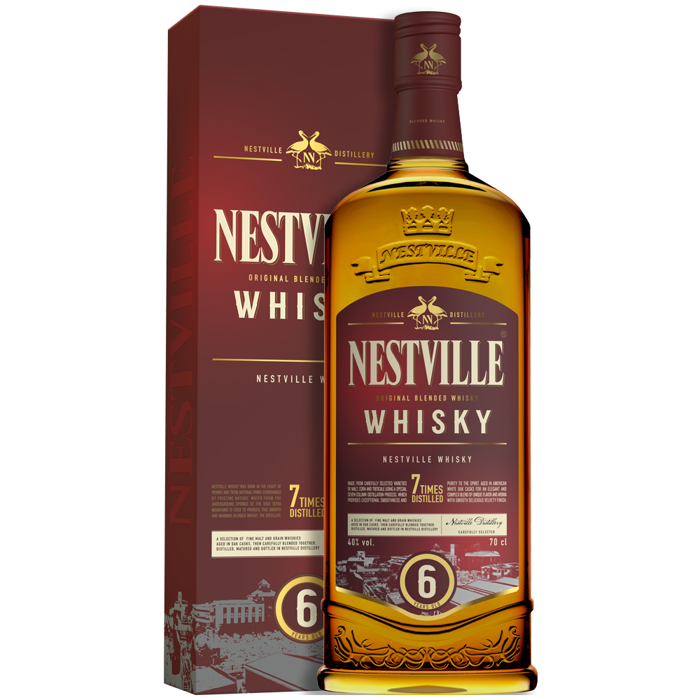

Виски Nestville Whisky Blended 6 YO, в подарочной упаковке, 0.7 л