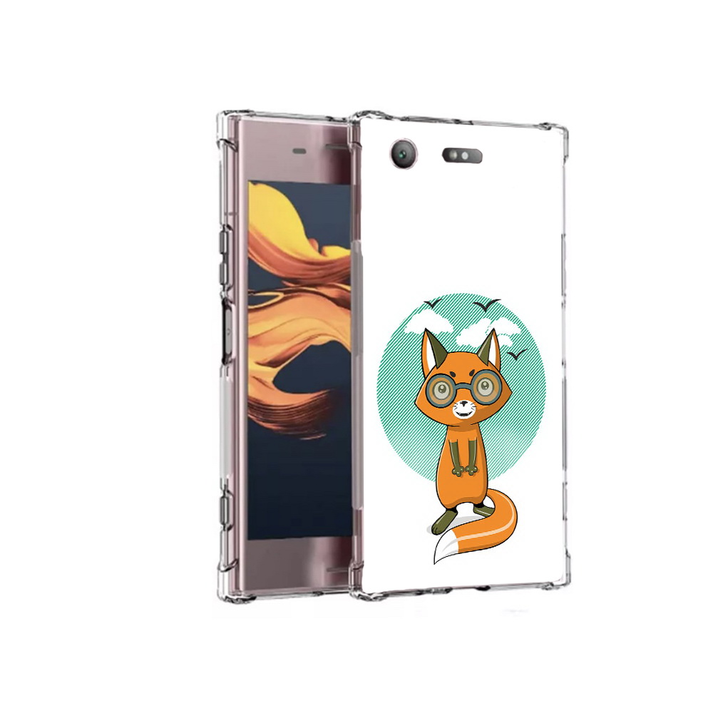 

Чехол MyPads Tocco для Sony Xperia XZ1 Compact задумчивая лиса (PT91855.237.348), Прозрачный, Tocco