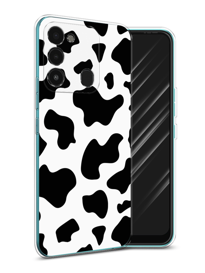 

Чехол Awog на Tecno Spark Go 2022/8С/9 "Пятна коровы", Разноцветный, 301250-1