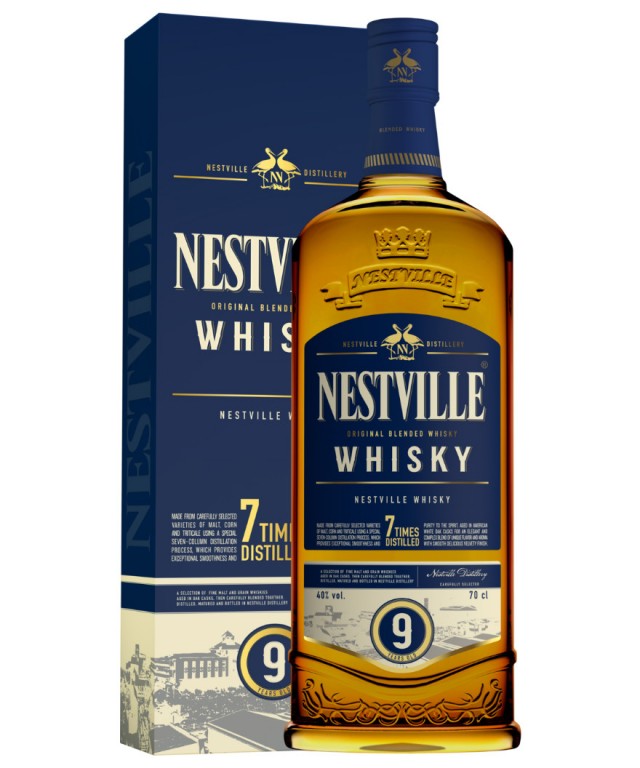 

Виски Nestville Whisky Blended 9 YO, в подарочной упаковке, 0.7 л