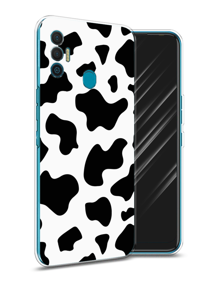 

Чехол Awog на Tecno Spark 7 "Пятна коровы", Разноцветный, 301050-1
