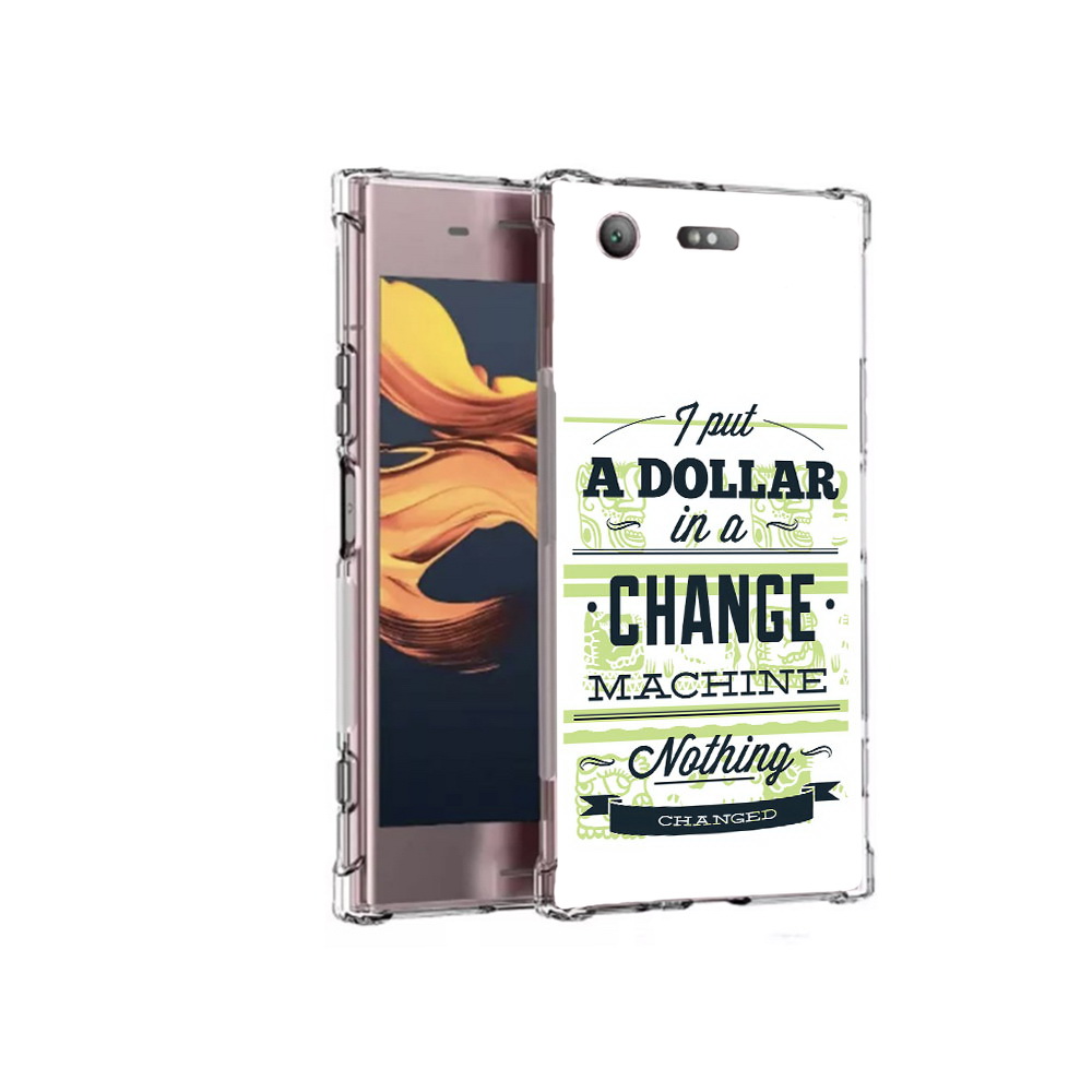 

Чехол MyPads Tocco для Sony Xperia XZ1 Compact доллар надпись (PT91855.237.336), Прозрачный, Tocco