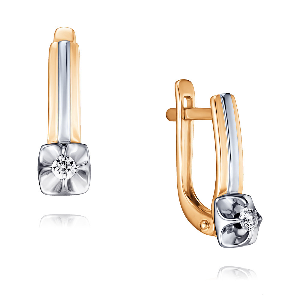 

Серьги из красного золота с бриллиантом ADAMAS 2424079-А50Д-41, 2424079-А50Д-41