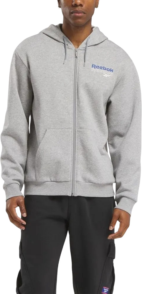 Толстовка мужская Reebok Ri Brand Proud Fz Hoodie серая L 7199₽