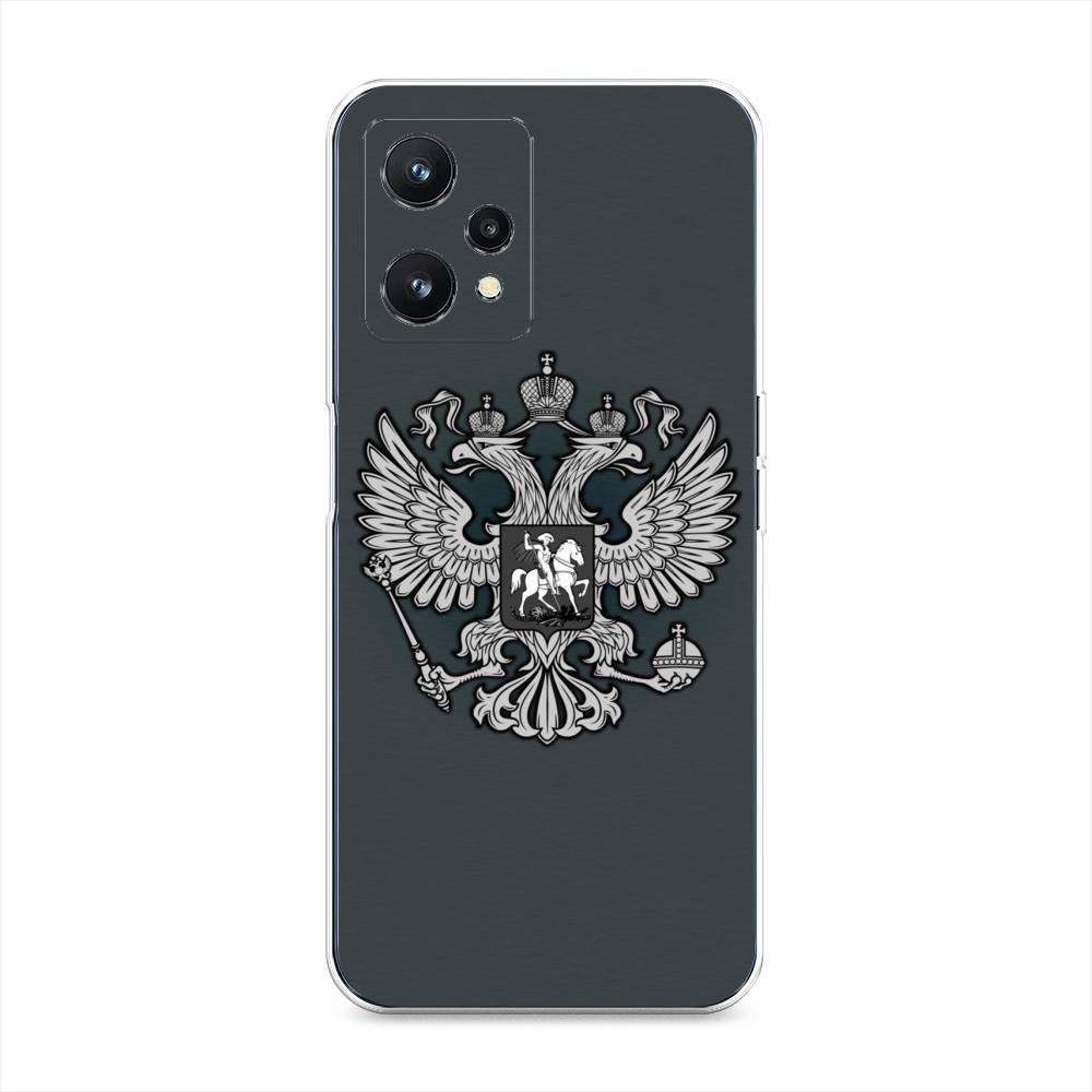 

Силиконовый чехол "Герб России серый" на Realme 9 5G