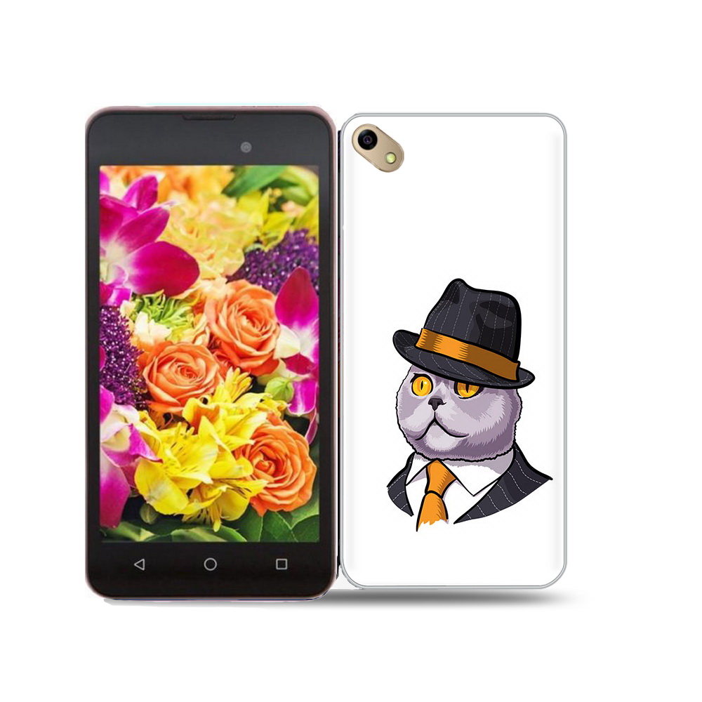 

Чехол MyPads Tocco для BQ 5035 британец, Прозрачный, Tocco