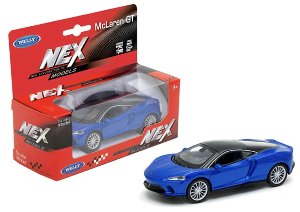 Машинка Welly McLaren GT 1:34-39 43796