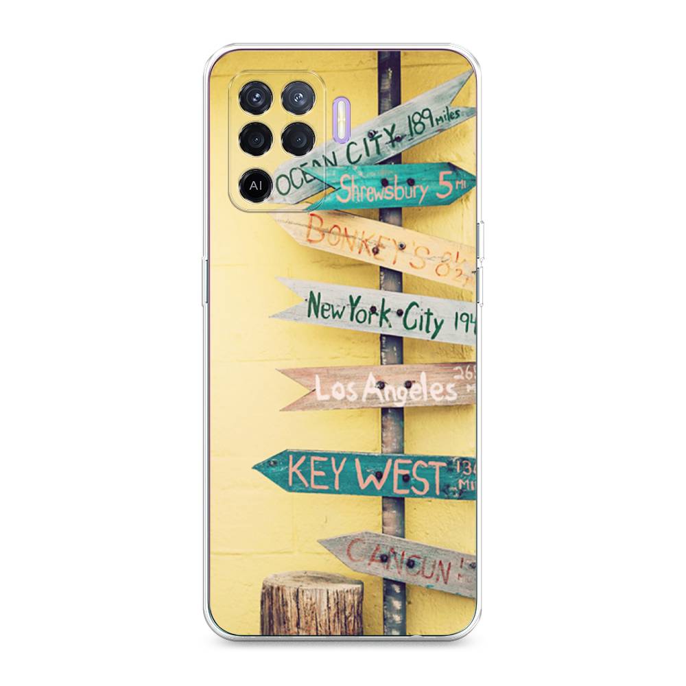 

Чехол Awog на Oppo Reno 5 Lite "Нулевой километр", Разноцветный, 255150-4
