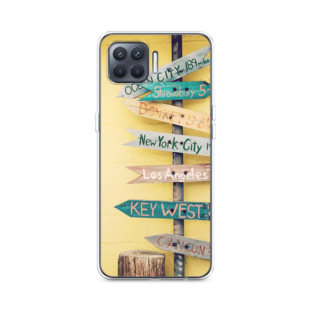

Чехол Awog на Oppo Reno 4 Lite/A93 "Нулевой километр", Разноцветный, 254550-4