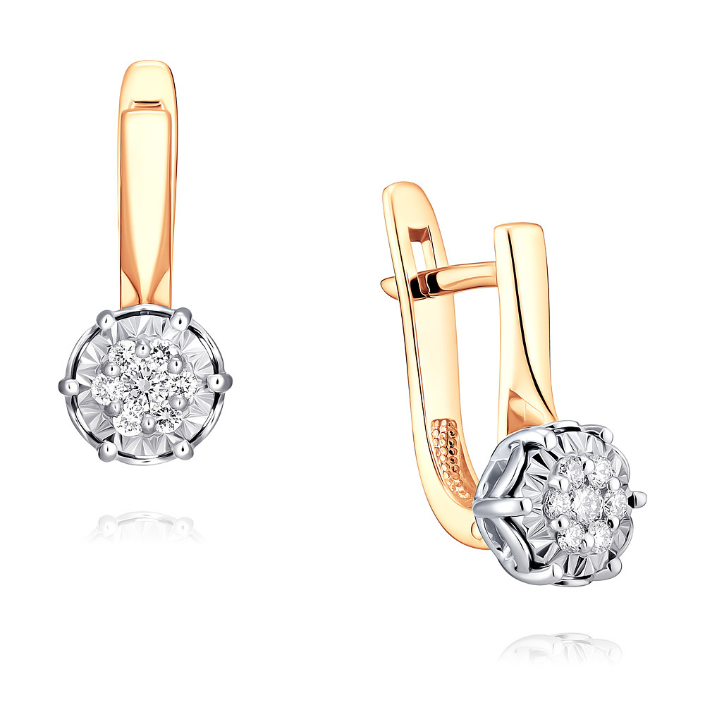 

Серьги из красного золота с бриллиантом ADAMAS 24035737/01-А507Д-41, 24035737/01-А507Д-41