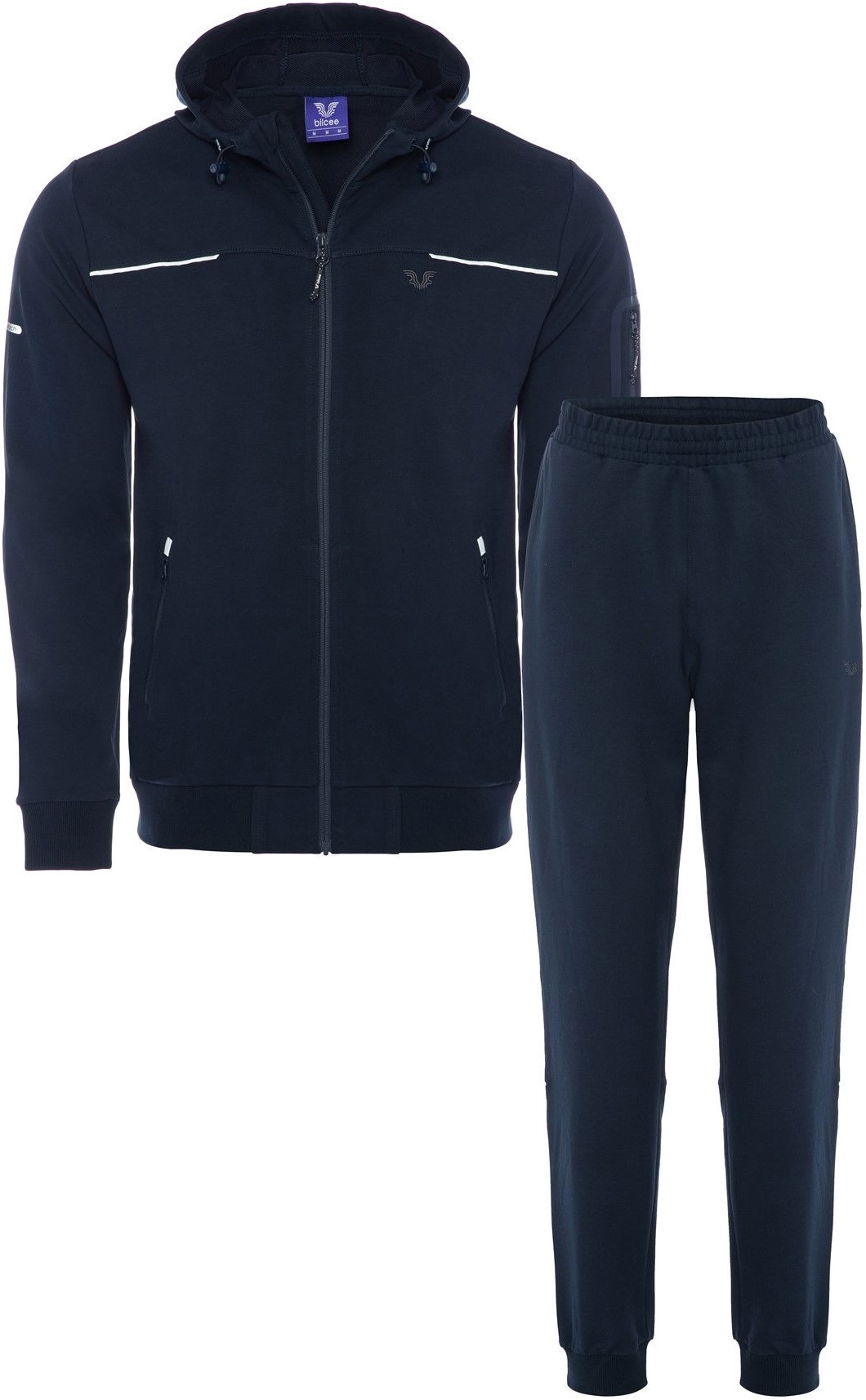 Костюм мужской Bilcee Men Knitting Tracksuit синий XL 9999₽