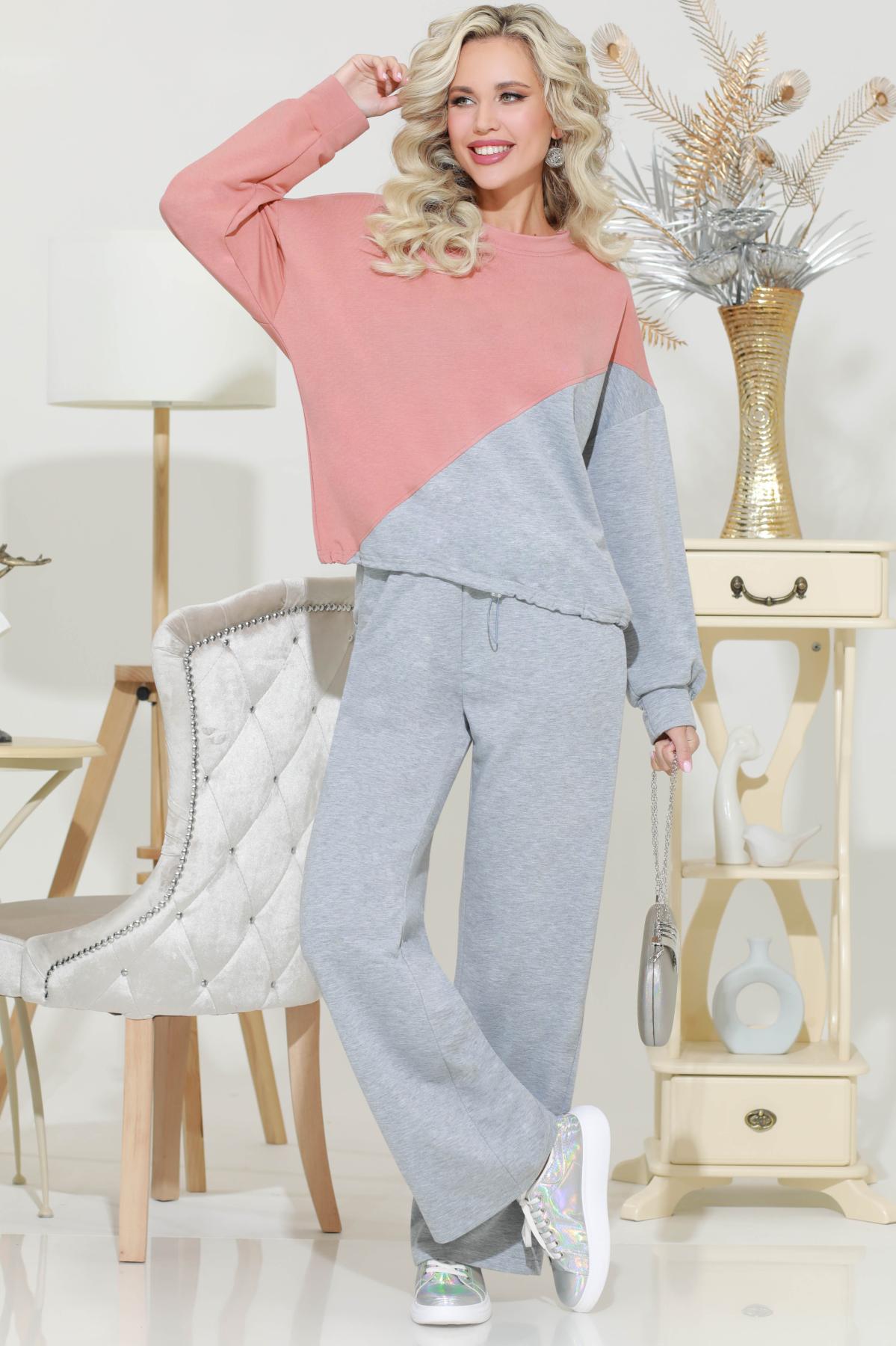 

Костюм женский DSTrend Парный союз серый 42 RU, Парный союз