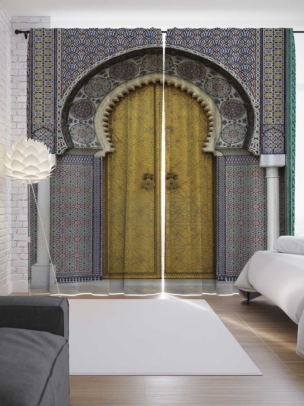 

Шторы JoyArty с фотопечатью "Закрытый дворец" из сатена, 290х265 см, Закрытый дворец