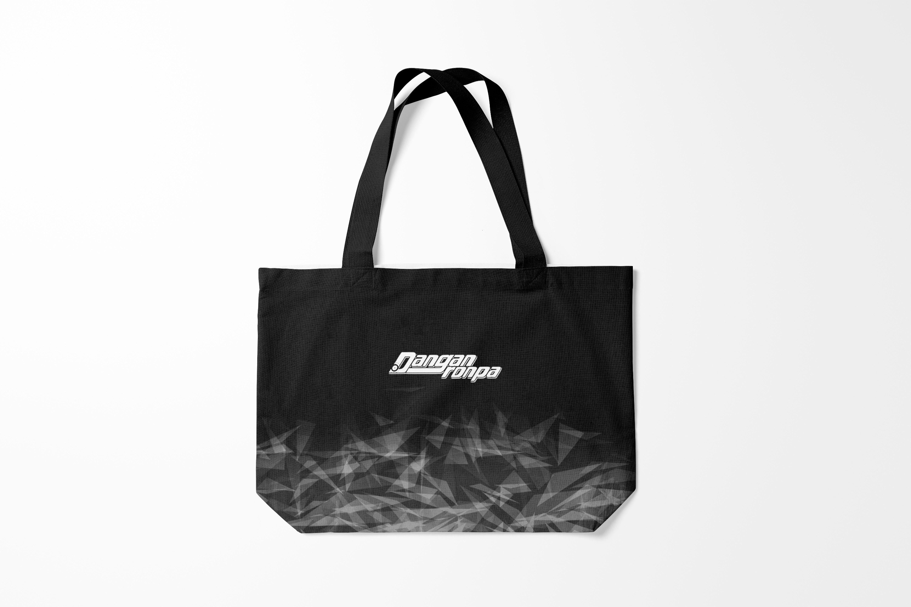 

Сумка шoппер унисекс Burnettie Danganronpa MONOKUMA зубья, белый; черный, Danganronpa MONOKUMA зубья