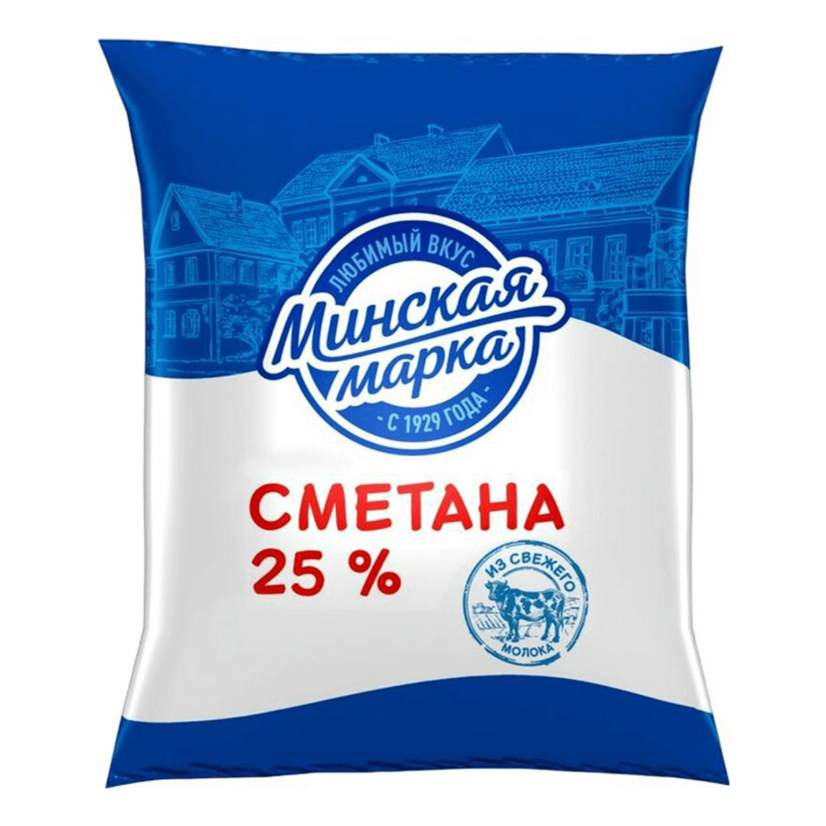 

Сметана Минская марка 25% 400 г