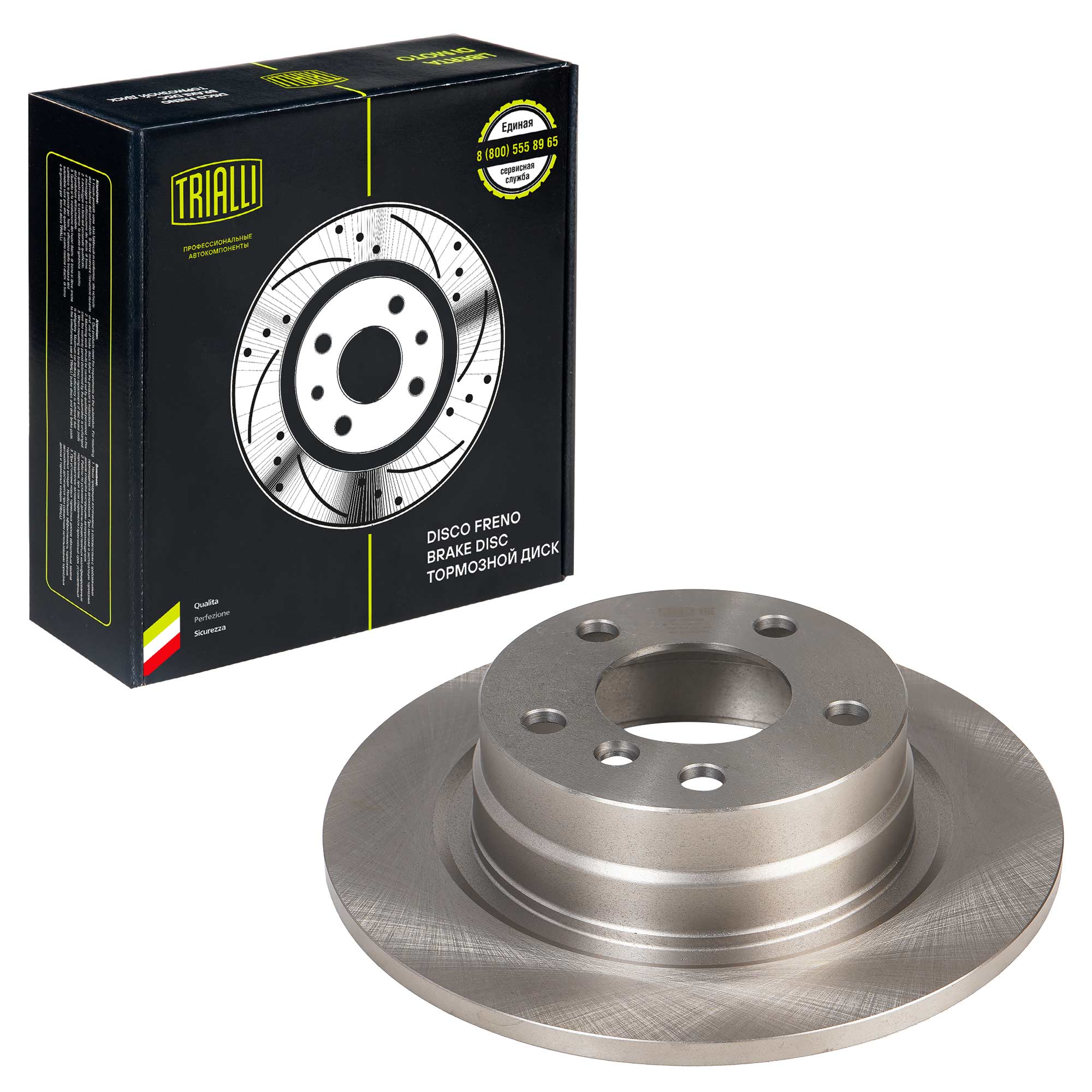 

Диск тормозной для BMW 1 (F20/F21) (11-) / 2 (F22) (13-) задний d=290 TRIALLI DF261009