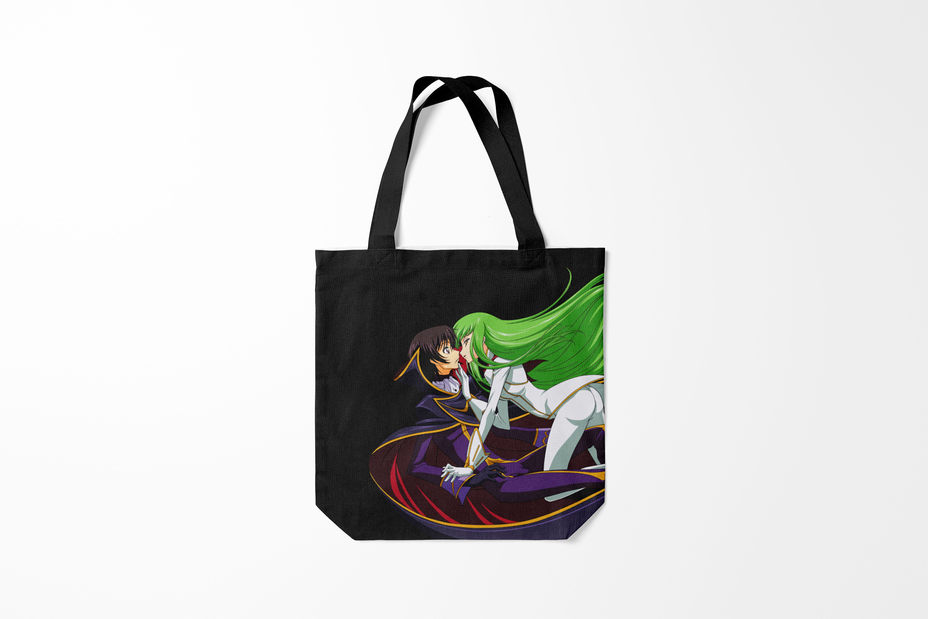 

Сумка шoппер унисекс Burnettie Bungou Stray Dogs text, красный, Bungou Stray Dogs text