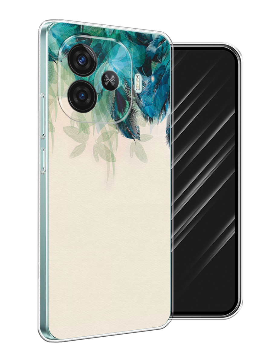 

Чехол Awog на Vivo iQOO Z9 "Перья голубого цвета", Бежевый;синий;бирюзовый, 2612150-1