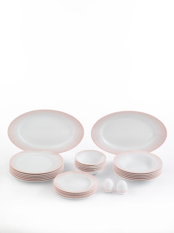 Сервиз столовый Zarin Iran Porcelain Industries Co. PJS Italia F Sakura Pink/ 1208-28