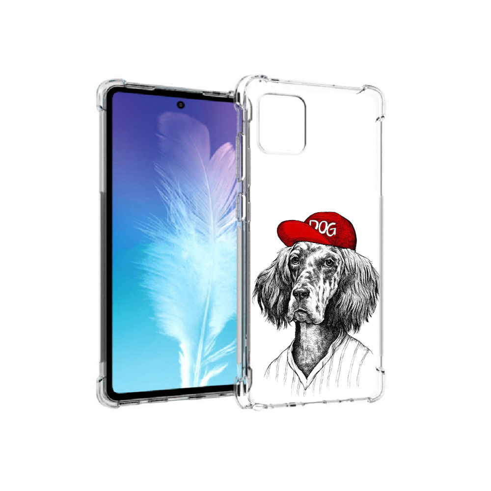 

Чехол MyPads Tocco для Samsung Galaxy Note 10 Lite дог (PT142413.491.333), Прозрачный, Tocco