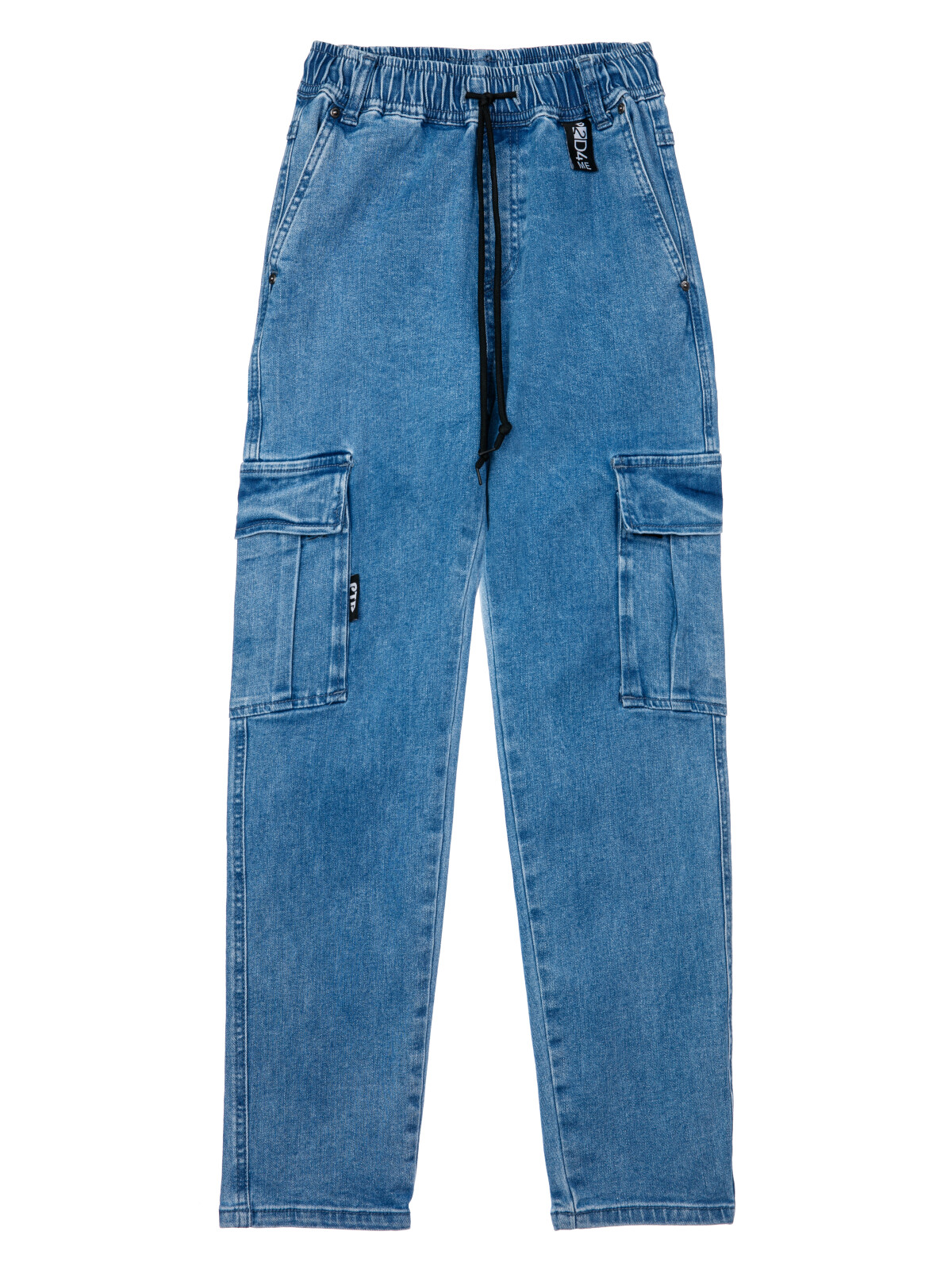 Брюки джинсовые PlayToday 12411129, синий, 140