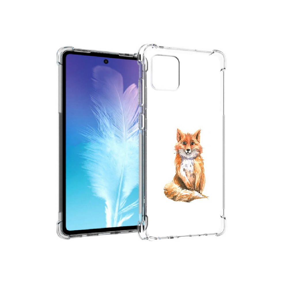 

Чехол MyPads Tocco для Samsung Galaxy Note 10 Lite детская лиса (PT142413.491.320), Прозрачный, Tocco