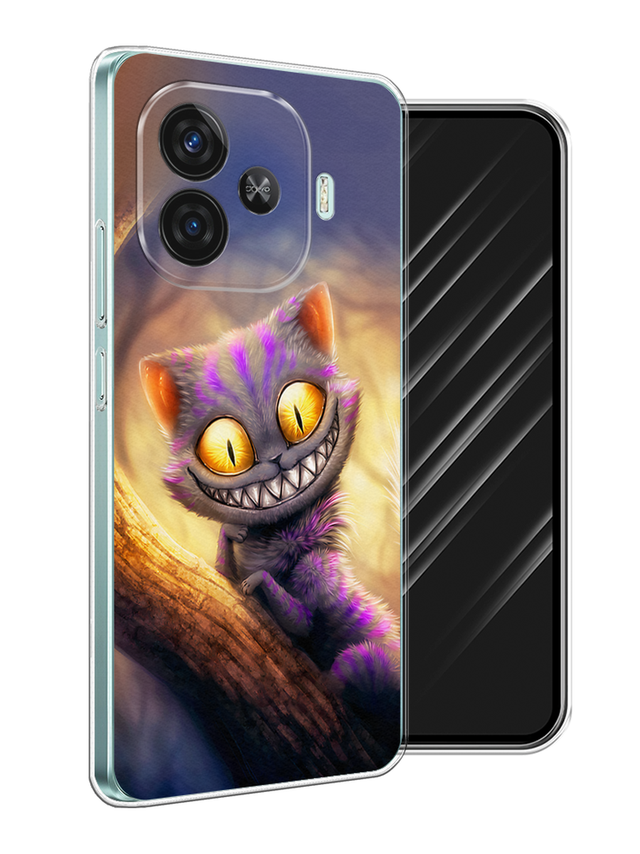 

Чехол Awog на Vivo iQOO Z9 "Cheshire Cat", Фиолетовый;желтый, 2612150-1