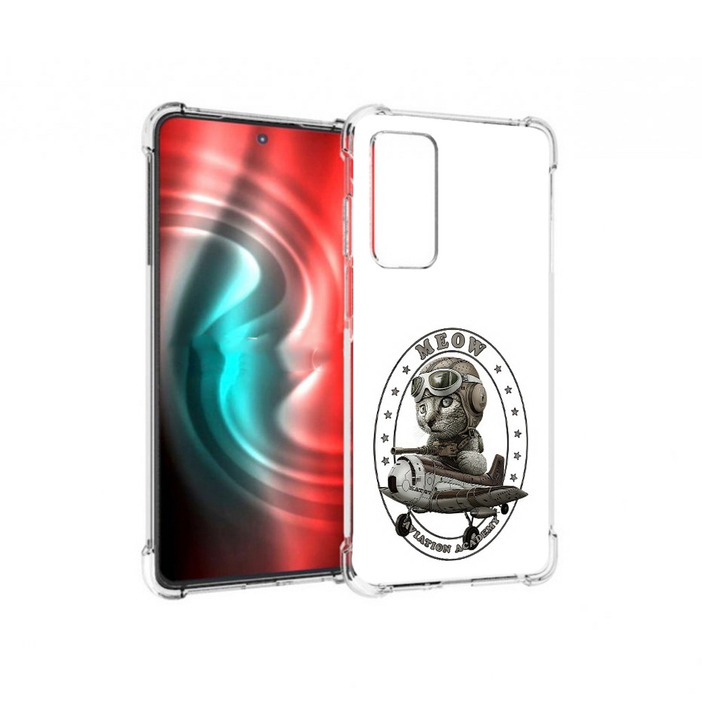 

Чехол MyPads Tocco для Motorola 20 кот в самолете (PT227072.363.395), Прозрачный, Tocco