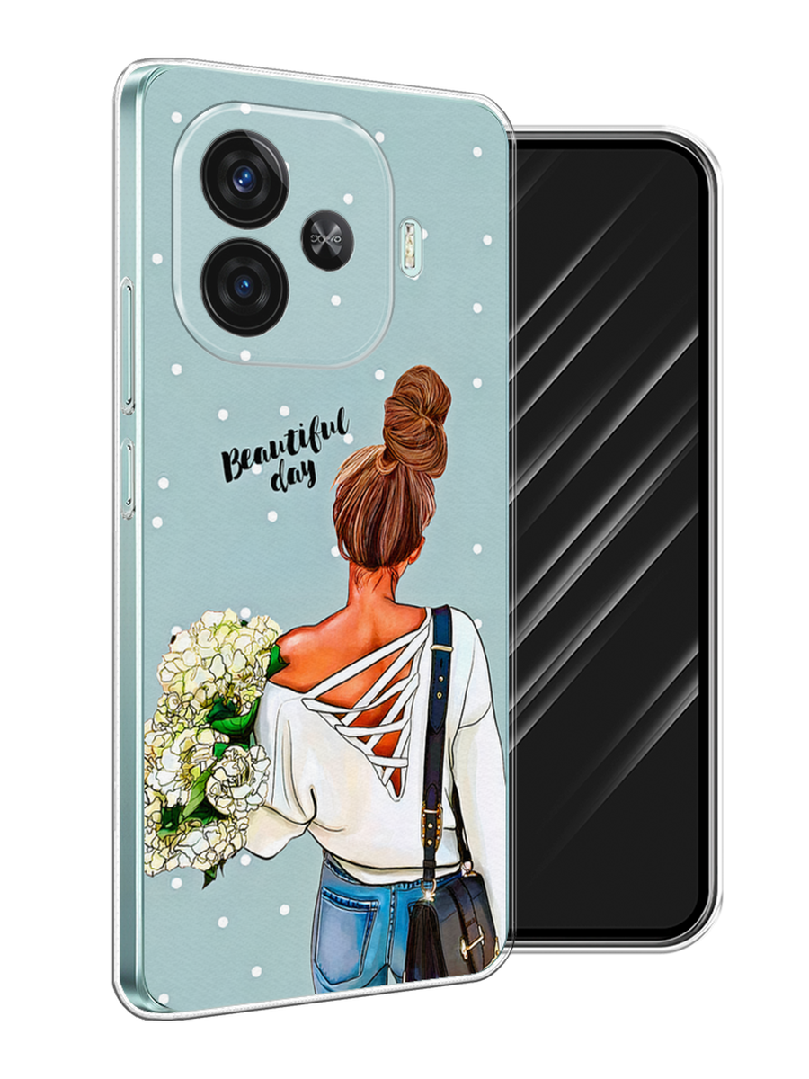 

Чехол Awog на Vivo iQOO Z9 "Beautiful day", Голубой;коричневый;бежевый, 2612150-1