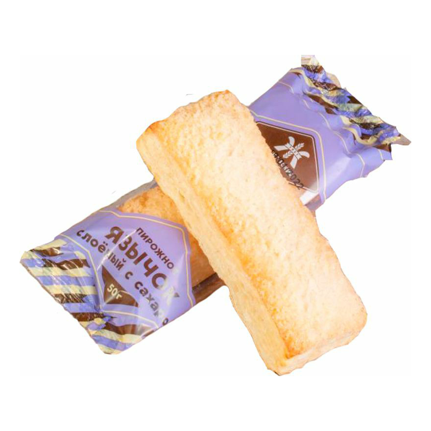 Язычок Жуковский хлеб Слоеный с сахаром 50 г