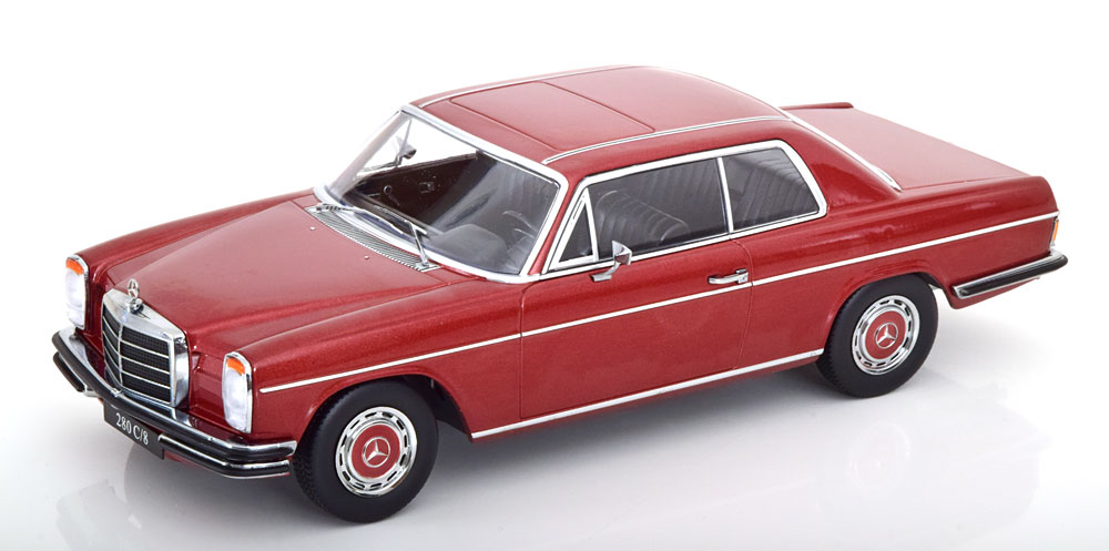 Модель коллекционная KK-SCALE Mercedes 280C/8 W114 coupe 1969 dark red metallic