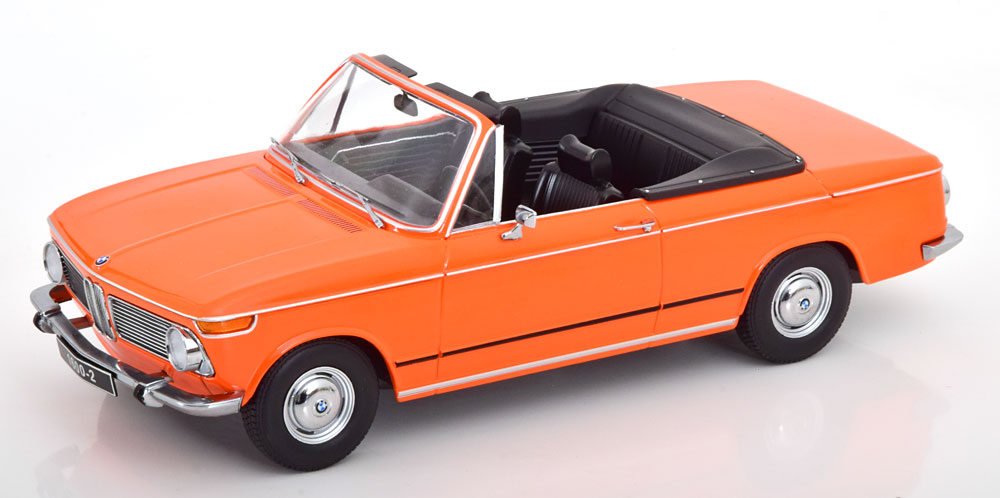 

Модель коллекционная KK-SCALE Bmw 1600-2 convertible 1968 orange, Оранжевый