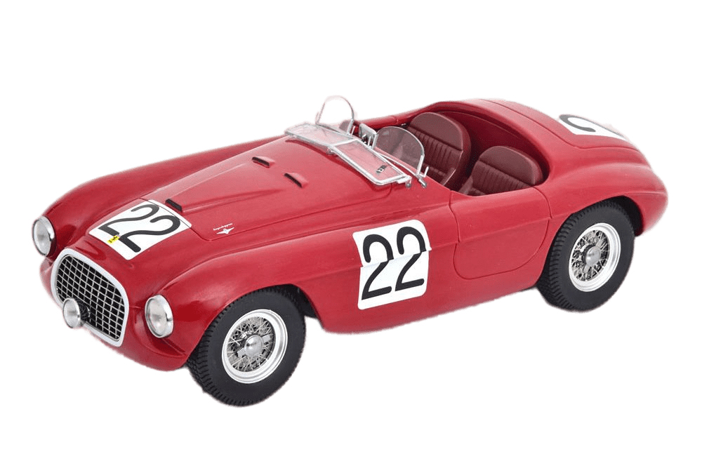 Модель коллекционная Ferrari 166 mm barchetta победитель 24H le mans 1949 chinetti/seldson