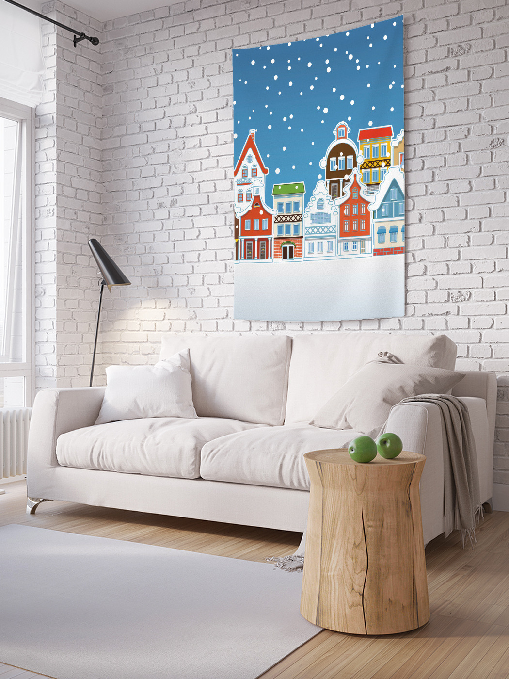 

Вертикальное фотопанно на стену JoyArty Хочется тепла 150x200 см, Хочется тепла
