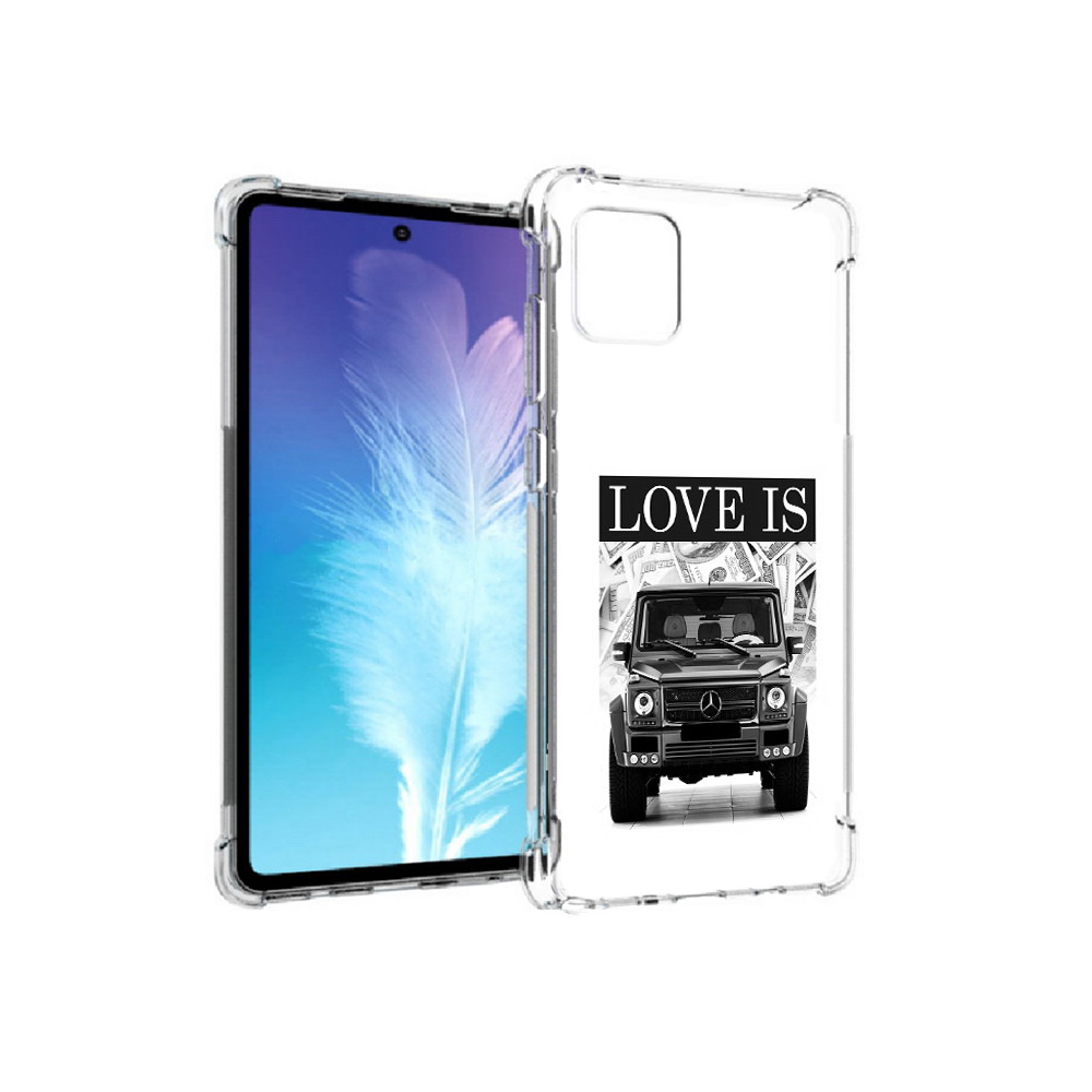 

Чехол MyPads Tocco для Samsung Galaxy Note 10 Lite гелик (PT142413.491.285), Прозрачный, Tocco