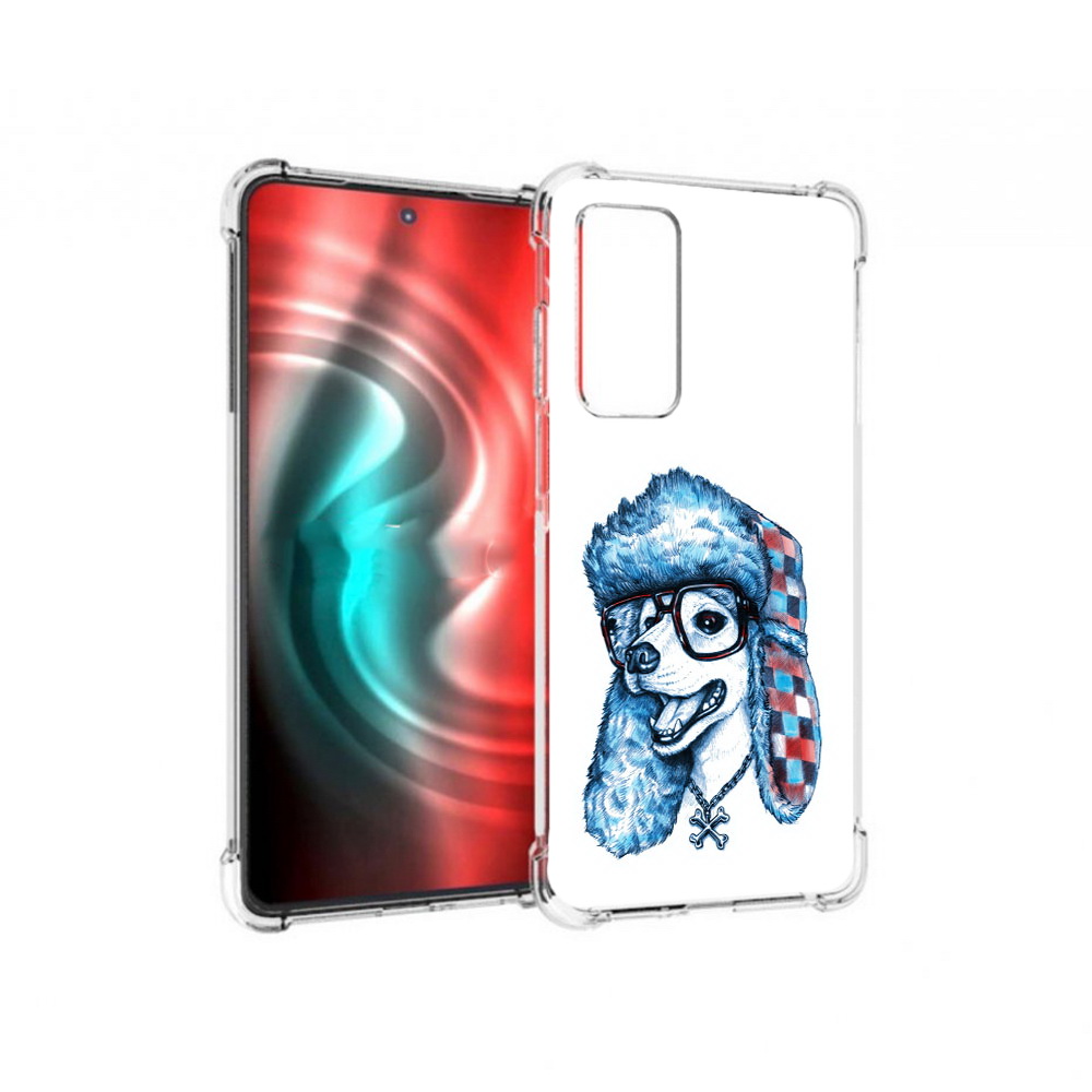 

Чехол MyPads Tocco для Motorola 20 зимний пес (PT227072.363.362), Прозрачный, Tocco