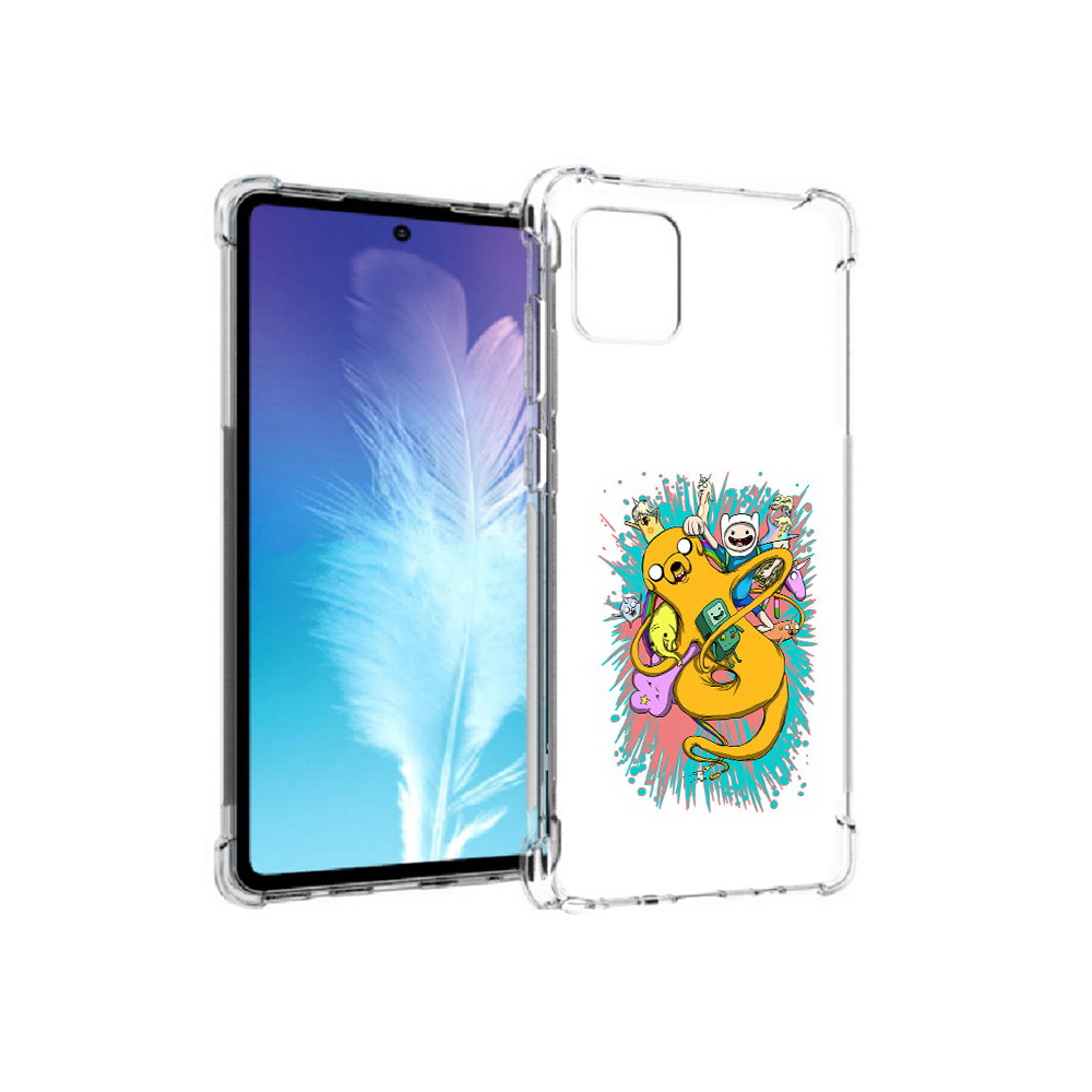 

Чехол MyPads Tocco для Samsung Galaxy Note 10 Lite время приключений рисунок, Прозрачный, Tocco