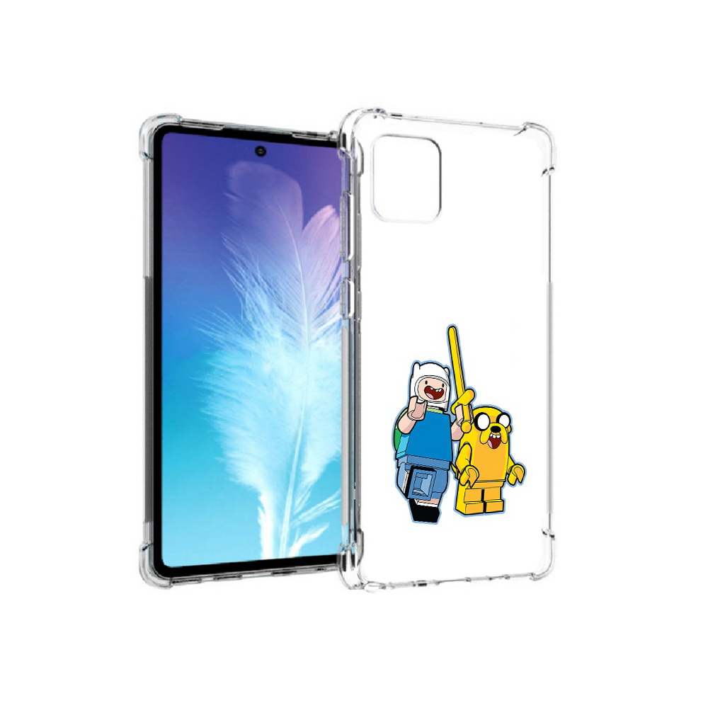 

Чехол MyPads Tocco для Samsung Galaxy Note 10 Lite время приключений лего, Прозрачный, Tocco