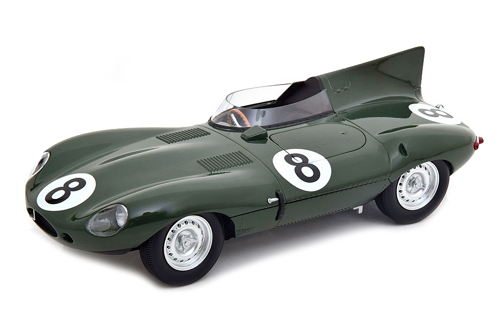 Jaguar d-type longnose NO.8, 24H le mans beauman/dewis 1955 / ягуар д-тайп (гонка 24 часа