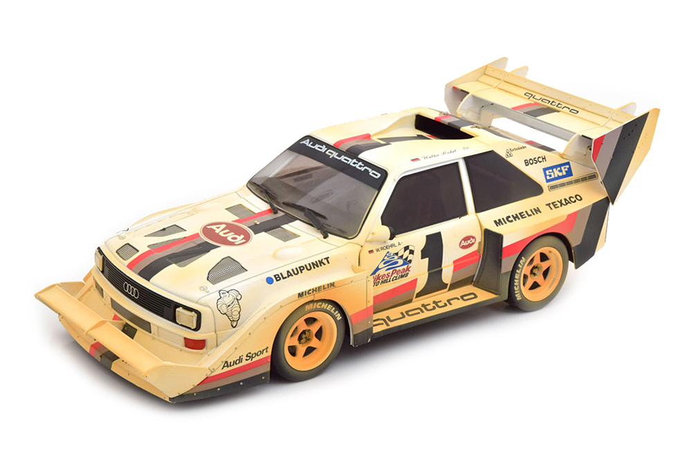 Модель коллекционная CMR Audi sport quattro S1 winner pikes peak 1987