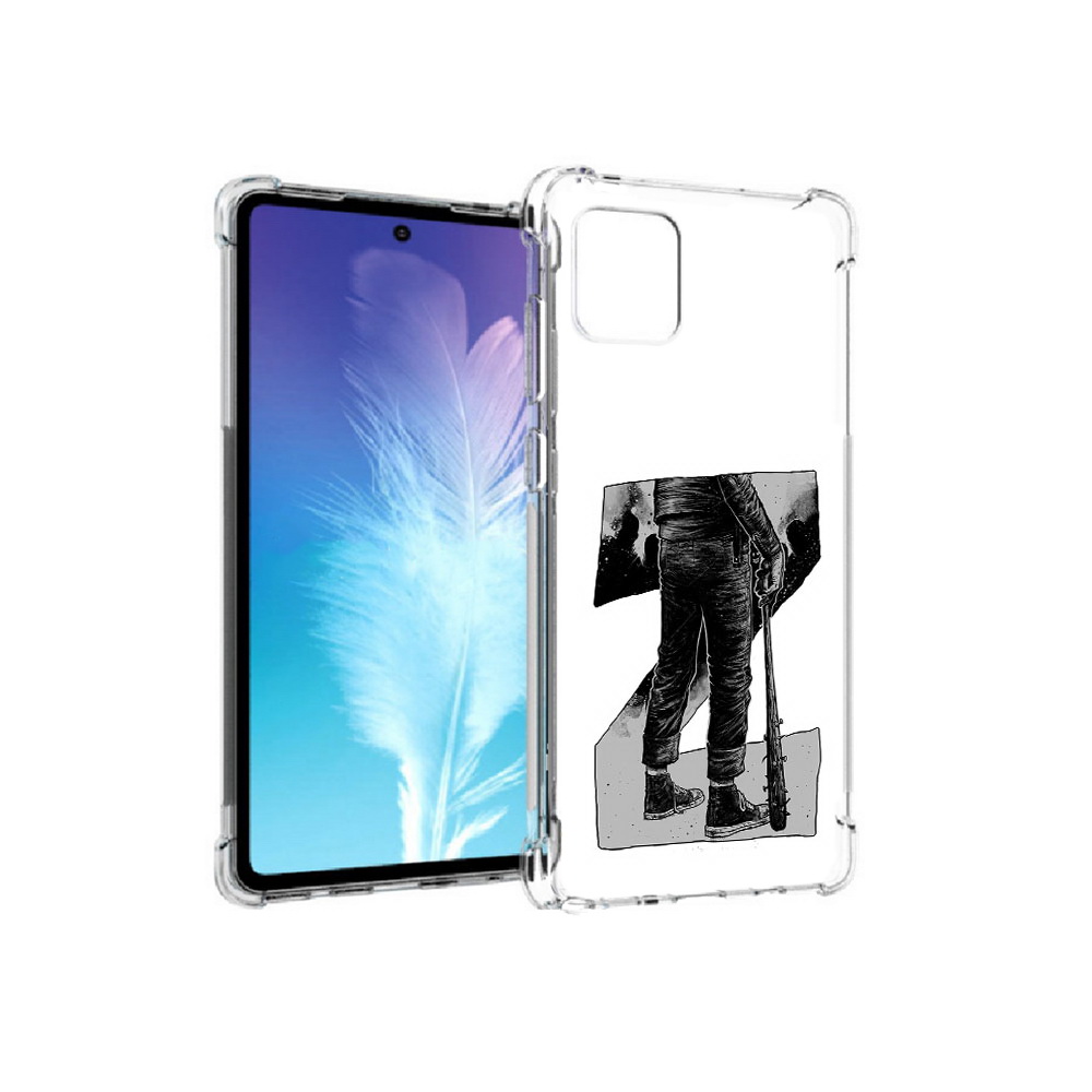 

Чехол MyPads Tocco для Samsung Galaxy Note 10 Lite воин черно белый (PT142413.491.265), Tocco