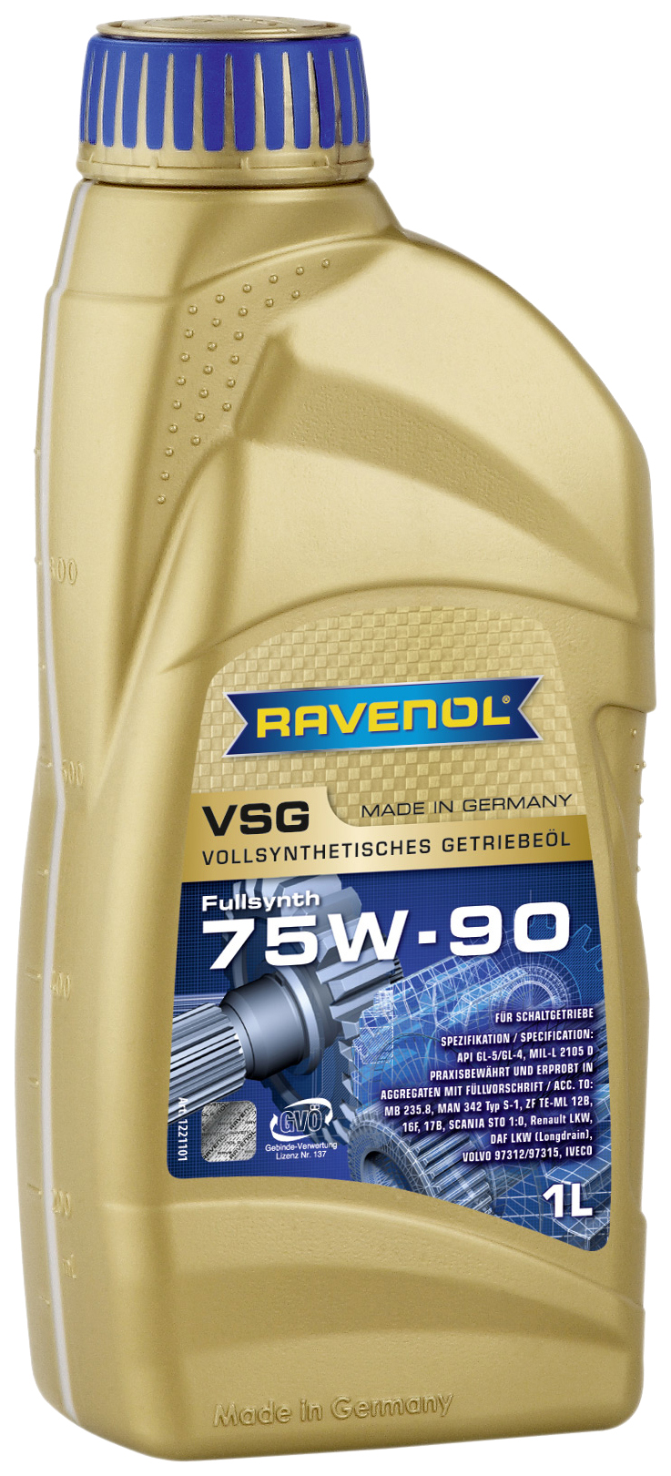 

Трансмиссионное масло RAVENOL 1221101001 75W-90