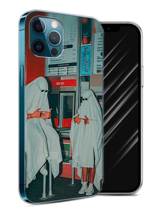 

Чехол Awog на Apple iPhone 12 / Айфон 12 "Chillin Killin", Разноцветный, 12550-9