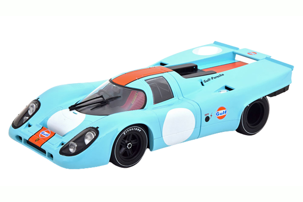 Porsche 917K version 2 without start number gulf with decals for 6 different race