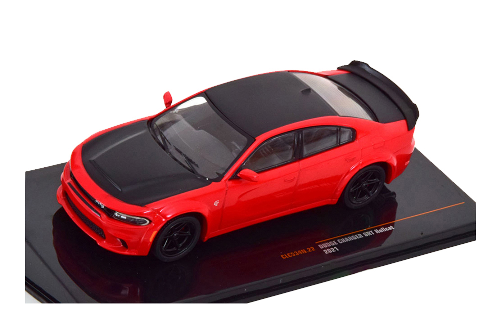 

Модель коллекционная IXO Dodge charger srt hellcat 2021 red/black, Красный