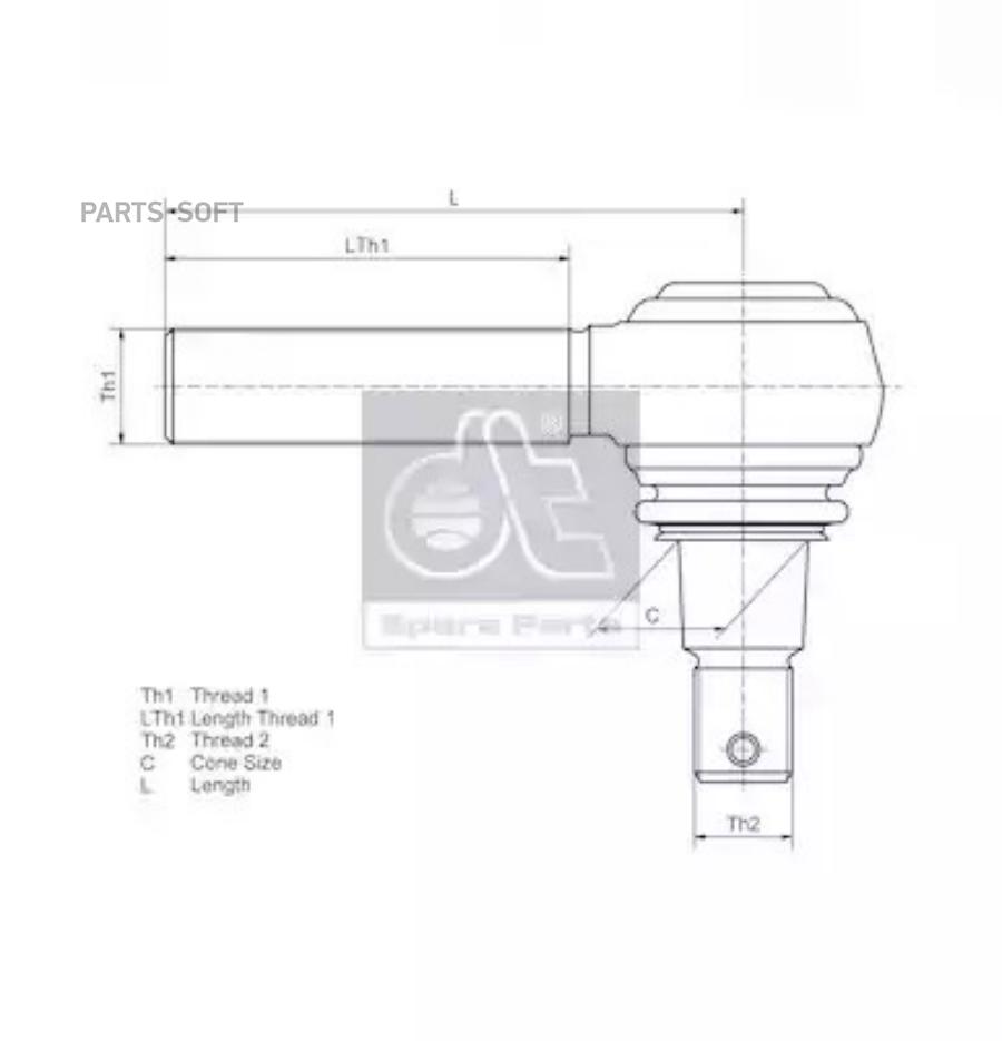 

Наконечник Рулевой Тяги M38X1,5 L=135 DIESEL TECHNIC 461836