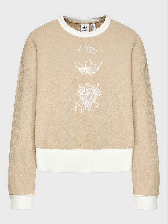 

Свитшот женский Adidas 0000300947968 бежевый 30 EU, 0000300947968
