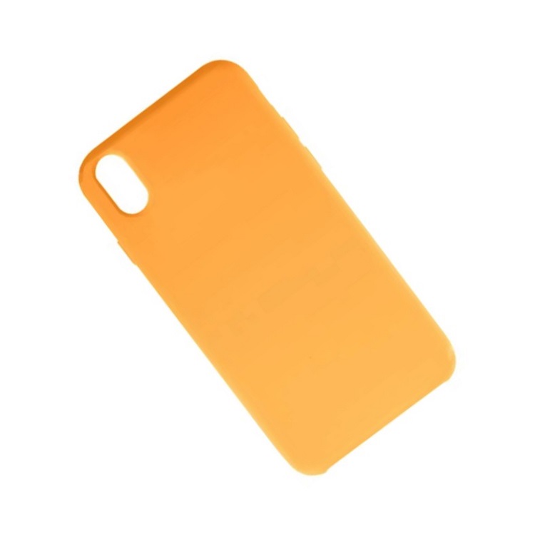 Чехол для Apple iPhone Xs PromiseMobile силиконовый Soft Touch <оранжевый>