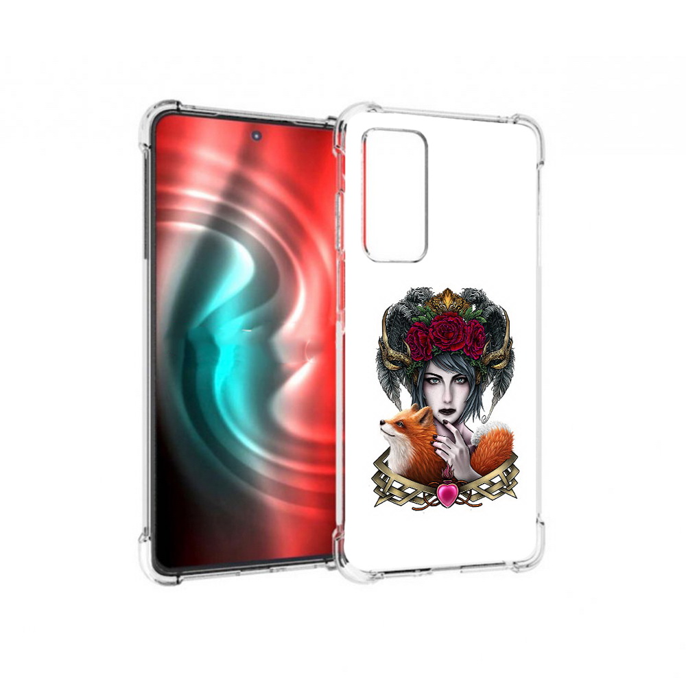 

Чехол MyPads Tocco для Motorola 20 девушка с лисой (PT227072.363.314), Прозрачный, Tocco